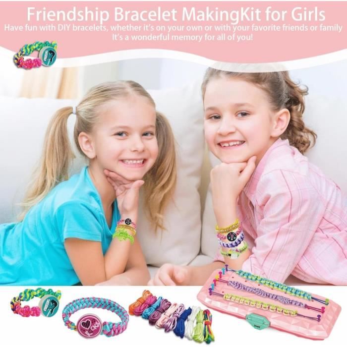 Kit Bracelet Fille, Kit Bracelet, DIY Kit Créatif Enfant, Jouet Fabrication  de Bracelets, Kit Bracelet Bresilien Convient Aux - Cdiscount Beaux-Arts et  Loisirs créatifs