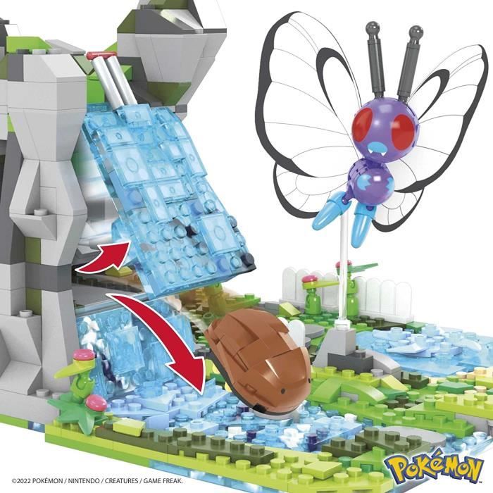 Mega Pokémon Coffret Nosferapti 61 Pièces – Avec Brique De Mouvement Pour Faire Voler Nosferapti Au-dessus Du Désert, Dès 7 Ans