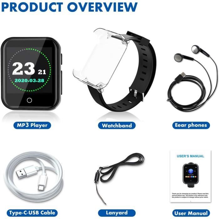 Montre lecteur mp3 sport top
