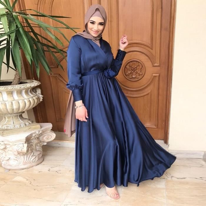 Robe de soirée longue hijab discount