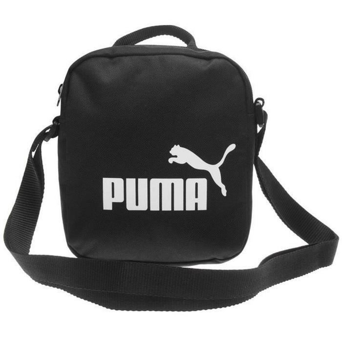 Nouvelle Sacoche Puma Noire Logo Blanc CAT noir - Cdiscount Bagagerie -  Maroquinerie