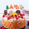 8 Pieces Mignon Animal Foret Gateau Topper Cupcake Toppers Fruits Dessert Decor Inserer Carte Decoration Decor Anniversaire Rassem Achat Vente Figurine Decor Gateau Cdiscount