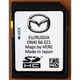 Carte SD GPS Mazda MZD Connect WIDESCREEN Europe 2020 (DN4J66EZ1) - CX5 - MX30-0