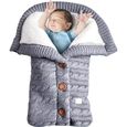 ROCK Nid d'ange - Sac de couchage bébé - Transition facile avec un meilleur sommeil - Convient pour 0-12 mois - gris-0