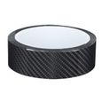Film protecteur noir en fibre de carbone pour les portières de voiture Sticker anti-rayures - SALUTUYA - 3cm x 3 mètres-0