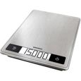 SOEHNLE -Balance de cuisine - 15 kg - précision 1g - 3xAAA incluses -Inox - Page Profi 200 - écran XXL 22mm - 0861509-0
