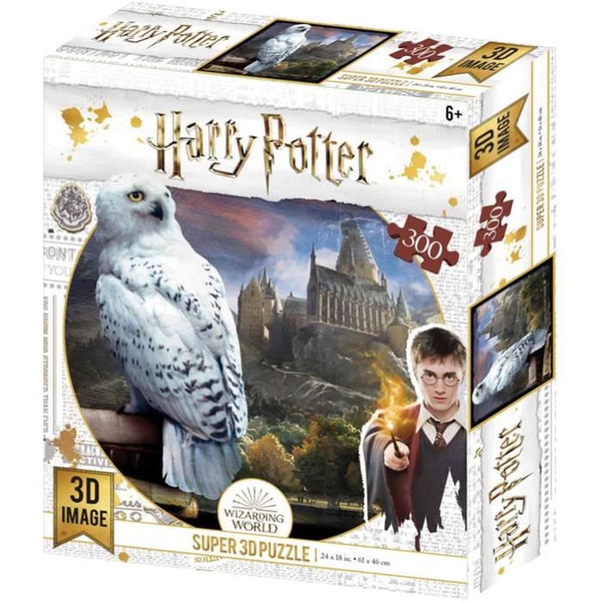 Harry Potter Hedwig 3D Jigsaw Puzzle 300 pièces Multicolore Cdiscount