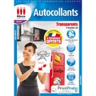 Autocollants Transparents - 8 feuilles A4 transparentes Micro Application