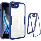 Coque iPhone SE 2020,Coque iPhone 8,Coque iPhone 7G ,AURSTORE Protection intégrale en 2 Parties Avant + Arrière en Rigide,bleu