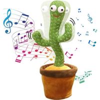 Jouet en Peluche Cactus Qui Danse - Plush - 120 Chansons - Enregistrement