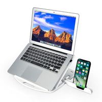 Support Ordinateur Portable de 10"-15.6" - Compatible avec MacBook, Lenovo, Dell, HP, Laptops Tablettes