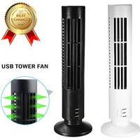 LCC® Ventilateur USB silencieux portable à pince air chaud maison climatiseur chauffage air frais bureau hiver été - noir