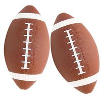 2 Pièces Ballon De Football Gonflable De Rugby Jouets Gonflables pour De Plein Air Ballon De Rugby Balles De Course Rugby Exercice