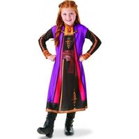 Rubie's robe Anna Frozen 2 filles marron/violet