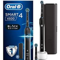 Oral-B Smart 4 4500 CrossAction, 1 Brosse Électrique Noir, 3 Modes, Blanchi, Sensible, Soin des Genci Smart 4 4500 CrossActio