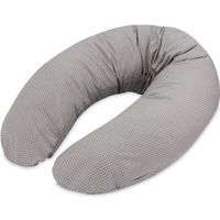 Oreiller d'allaitement xxl oreiller dormeur latéral - Coton Oreiller de grossesse oreiller de positionnement adultes Points Sur Gris