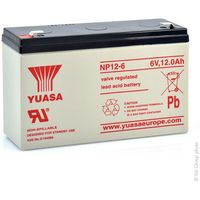 Batterie plomb AGM NP12-6 6V 12Ah YUASA - Batterie(s)