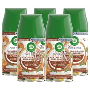 Stock Bureau - AIR WICK Diffuseur Electrique avec une Recharge Vanille Ingrédients d'Origine Naturelle