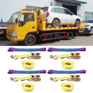 Sangles De Recuperation A Cliquet Professionnelles Sangles De Roue En Alliage Pour Remorque Bleu Jaune Achat Vente Anneau D Arrimage Sangles De Recuperation A C Cdiscount