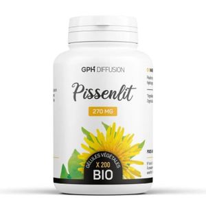 COMPLEMENTS ALIMENTAIRES - VITALITE Pissenlit  Bio AB 200 gélules végétales 270 mg