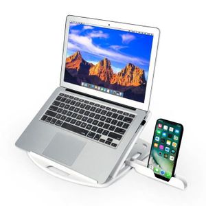 Support ordinateur portable ,Qumox support PC stand Laptop ajustable 15-40  ° Aluminum - Support pour ordinateur - Achat & prix