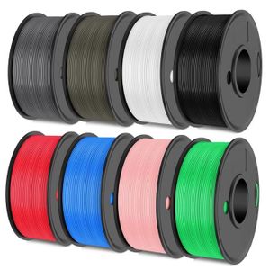 FIL POUR IMPRIMANTE 3D Mat PLA Filament 1.75mm d'imprimante 3D Multicolor