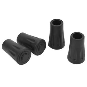 4x Rubber Renforcé Bout Embout Randonnée Bâton de Marche Pôle Trekking GS 