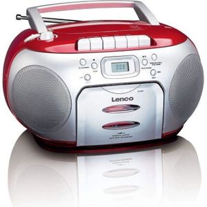 RADIO CD CASSETTE SCD-420 Radio FM portable avec lecteur CD et lecte
