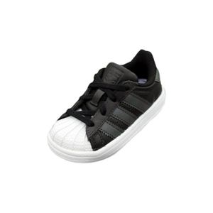 BASKET Basket adidas Originals SUPERSTAR Bébé - ADIDAS ORIGINALS - CQ2854 - Bébé - Lacets - Cuir - Noir - Blanc