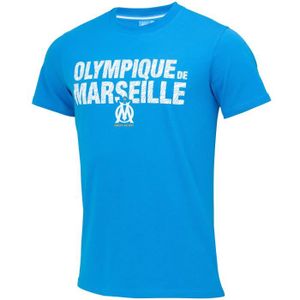 MAILLOT DE FOOTBALL - T-SHIRT DE FOOTBALL - POLO DE FOOTBALL T-shirt fan OM - Collection officielle Olympique de Marseille - Taille garçon
