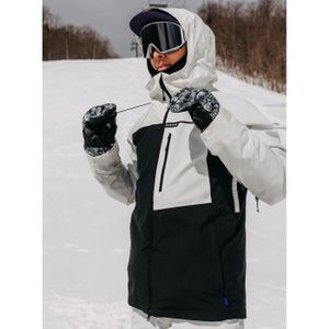 BLOUSON DE SKI Veste De Ski / Snow Burton Lodgepole 2l Blanc Homme