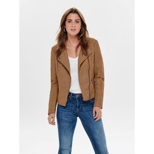 Veste imitation daim femme Cdiscount