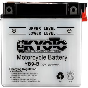 BATTERIE VÉHICULE KYOTO - Batterie moto - Yb9-b - L 137mm W 76mm H 1