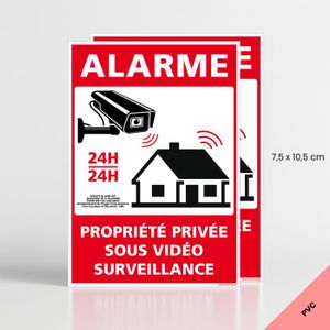 Panneau PROPRIETE PRIVEE SOUS SURVEILLANCE