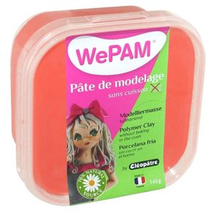 JEU DE PÂTE À MODELER Porcelaine froide à modeler WePam 145 g - Rouge - 