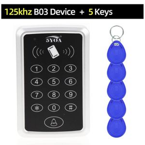 BADGE RFID - CARTE RFID B03 And 5 Blue Keys Serrure de porte RFID 125KHz o