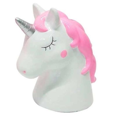 Tirelire Licorne Tete Rose Et Argent Achat Vente Tirelire