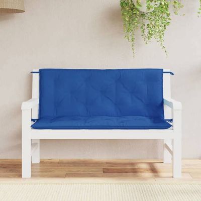 VidaXL Lot De 2 Coussins De Palette Rouge - Galette De Siège Et Dossier Imperméables En Tissu Oxford Pour Extérieur