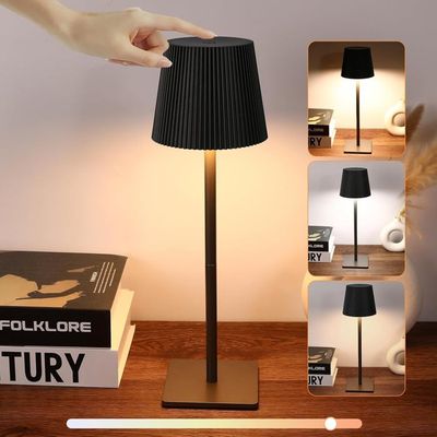 Lampe de table sans fil, lampe de table rechargeable, lampe de table à