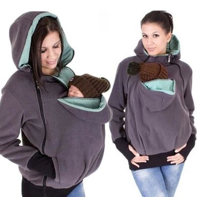 Veste XXL Porte b b Manteau Kangaroo hiver manteaux pour les