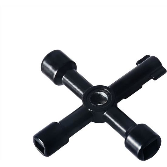 Clé à Eau Multifonction Pliable - Outil De Coupure Pour Compteur D'eau - Poignée En T Pour Réparations