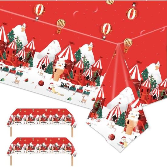 3pcs Nappes Araignées 137 X 274 Cm - Nappes En Plastique Imperméables Bleues Et Rouges Pour Fêtes Thème Araignée