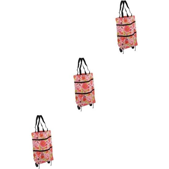 2 Sacs à Provisions Pliables Réutilisables - 36x36cm - Polyester Imperméable