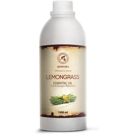 Huile Essentielle de Citronnelle 1000ml - 100% Pure et Naturelle ...