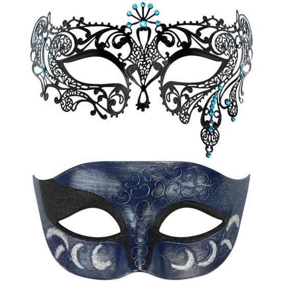 Masque vénitien, pour bal masqué et costume, pour femme et Homme [315] -  Cdiscount Maison