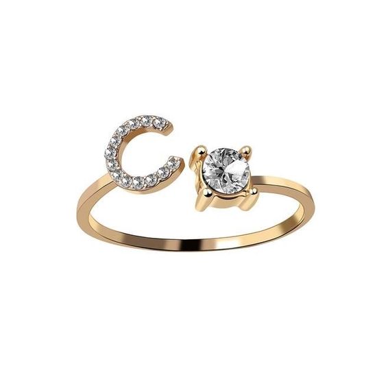 Bague Anti-stress Réglable En Cuivre Avec Perles Mobiles - Bijou Tendance Et Apaisant