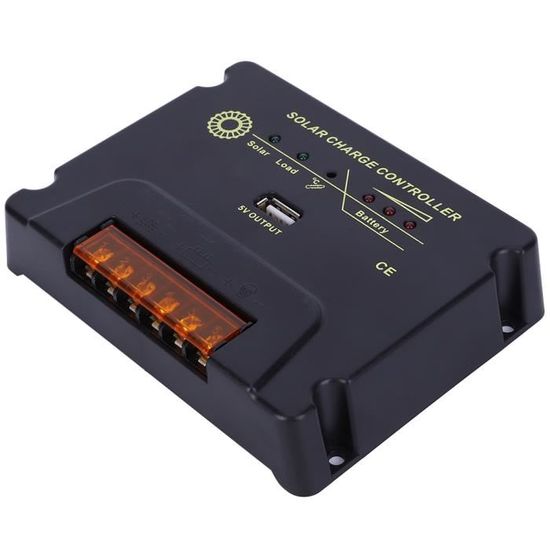 Ocobudbxw 6V 12V 10A Contrôleur De Charge De Panneau Solaire