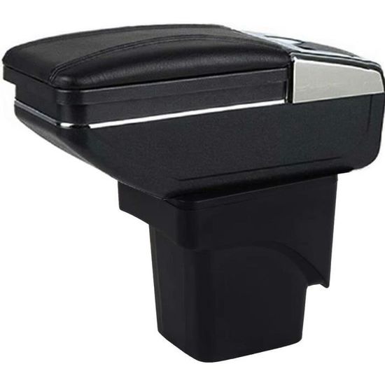 Bracciolo Auto Per Ford Focus MK2 2005-2011 - Doppio Strato In Pelle PU
