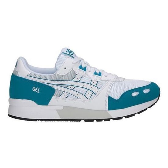 Chaussures de lifestyle Asics Tiger Gel Lyte Blanc bleu Homme Textile Lacets Blanc bleu Cdiscount Chaussures