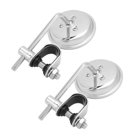 Support Rétroviseur Moto - Filetage 10 Mm - Pour Guidon 7/8 (22 Mm) - Alliage Aluminium CNC